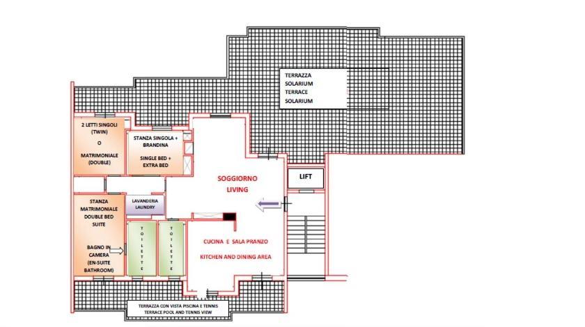 Luxus P4T Family 3 Bedroom With Pool, Tennis Court And Sauna Brindisi Bagian luar foto